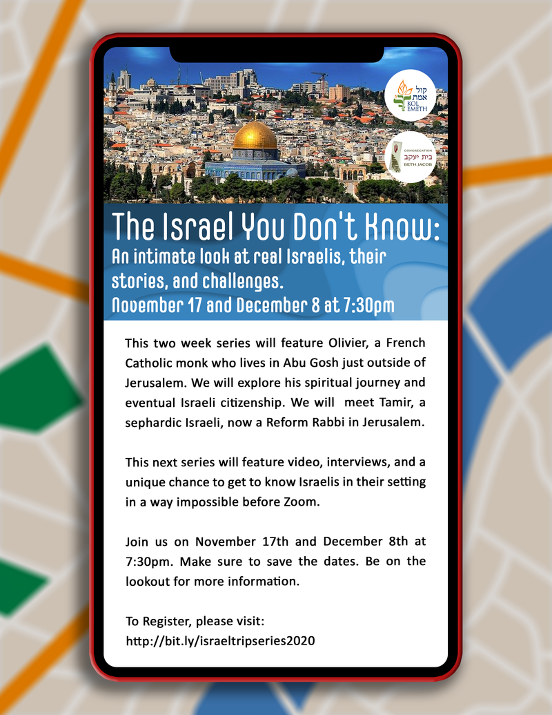 Banner Image for The Israel You Don't Know:  An intimate look at real Israelis, their stories, and challenges.