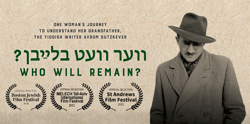 Banner Image for Ver Vet Blaybn? (Who will remain?) Yiddish Film Event