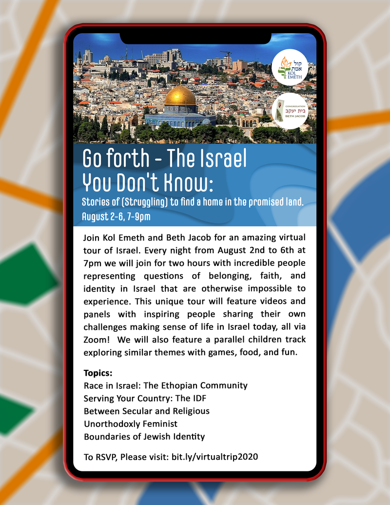 Banner Image for Go forth - The Israel You Don't Know:  Stories of (Struggling) to find a home in the promised land.